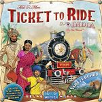 Days of Wonder | Ticket to Ride India Board Game EXPANSION | Ages 8+ | For 2 to 5 players | Average Playtime 30-60 Minutes