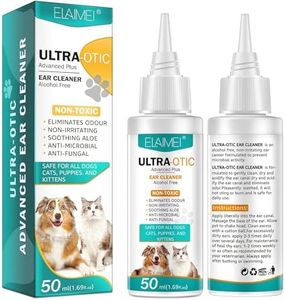 Sanrik Dog Ear Cleaner, Dog Ear Drops for Infection Antibiotics, Non-Toxic, Non Irritating, Anti Fungal Ear Drops for Dogs & Cats, Dog Ear Infection Treatment, Dog Ear Cleaner Solution (1 pack)