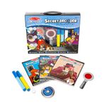 Melissa & Doug On the Go Secret Decoder Deluxe Activity Set and Super Sleuth Toy | Seek And Find Book, Kids Road Trip Essentials, Kids Detective Kit, Travel Games For Kids Ages 7+