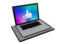 DefenderShield Laptop EMF Radiation & Heat Protection Shield - 5G Lap Pad Protector & Blocker - Cooling Lapdesk Compatible up to 17" Notebook Computer, Chromebook, MacBook (Grey)