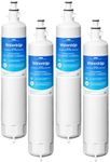 Waterdrop WD-F19C Replacement for GE® RPWFE®, RPWF (Built-in CHIP) Refrigerator Water Filter, Compatible with GFE28GYNFS, GFE28GELDS, PFE28KELDS, PFE28KYNFS, GFD28GELDS, PWE23KELDS, 4 Filters