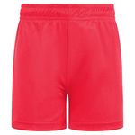 Kids Football Shorts Junior Boys Girls Premium PE Running Gym Sports Fitness Shorts (Red, 7-8 Years)