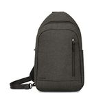 Travelon Unisex-Adult Anti Theft Urban Sling Bag, Slate, OneSize