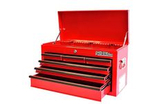 Hilka G208C6BBS BBS Heavy Duty 6 Drawer Tool Chest, Red, Medium