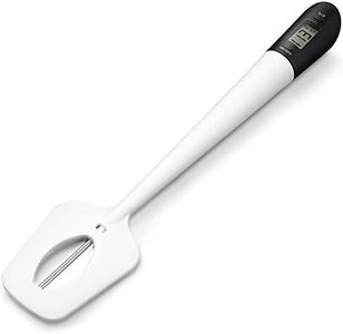 Lightbeam Digital Candy Thermometer, Instant Read Kitchen Cooking & Spatula Thermometer Temperature Reader & Stirrer in One BPA Free Food Grade Material