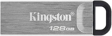 Kingston DataTraveler Kyson 128GB USB 3.2 Metal Flash Drive DTKN/128GB