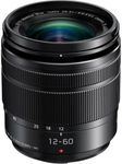 PANASONIC LUMIX G VARIO LENS, 12-60MM, F3.5-5.6 ASPH., MIRRORLESS MICRO FOUR THIRDS, POWER OPTICAL I.S., H-FS12060 (USA BLACK)