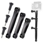 Zocipro 3-in-1 Extension Arm Mount Kit, Aluminum Alloy Extension Arm, Pivot Extension Arm Compatible for GoPro Series, SJCAM and Other Action Cameras