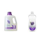 Eco Max Laundry Products-LavenderLaundry Wash, 3 l (Pack of 1) & Eco-Max Ultra Dish Wash, Natural Lavender, 740ml