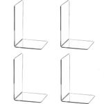 Parikshit Sublimation Transparent Acrylic Bookends Book shelve Book Stand Stopper for Table Desktop Organizer Clear Holder for Table Shelf Bedroom Library School Office Stationary GIF (8)