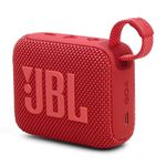 JBL GO 4 Ultra-Portable Bluetooth Speaker with Big JBL Pro Sound and Punchy Bass, PlaytimeBoost, Waterproof Design and 7-Hour Playtime, Red