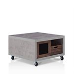 HOMES: Inside + Out FGI-1794C21 Aaliyah Coffee Table Walnut