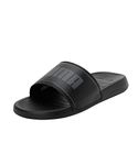 Puma unisex-adult Slide Max Black-Cool Dark Gray Slide Sandal - 7 UK (39453701)