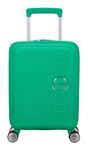 American Tourister Soundbox Mini - Children's Suitcase 47 x 32 x 21 cm, 22 L - Hard Shell Hand Luggage Trolley, Suitable for EasyJet - Lightweight with 4 Wheels, Green (Bright Green)