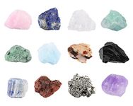 JSDDE Mineral Rock Variety Tumbled Crystals Rough Gemstone Meteorite Fragment Healing Energy Crystal Stone