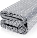 Reflective Window Insulation Sheet 23.6In x 8.2Ft for Summer & Winter Thermal Bubble Foil Cover Radiant Barrier Roll for RV, Wrap, Attic, Roof, Car, Garage (60x250cm)