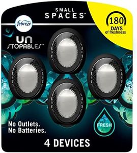 Febreze Small Spaces Unstopables Air Freshener Fresh, .25 fl. oz., Pack of 4