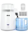 CO-Z Water Distillers, Pure Distilled Water Machine for Home Countertop Table Desktop, 4L Distiller Water at Home, 4 Liter Water Purifier to Make Clean Water for Home Use