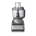 Ninja Professional Plus Food Processor 850-Watts With Auto-iQ Preset Programs Chop Puree Dough Slice Shred With a 9-Cup Capacity and a Silver Stainless Finish (BN600C) - Canadian Version