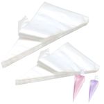 200 PCS Pastry Piping Bags, Thick Disposable Icing Piping Bags Baking Supplies for Cake Frosting and Cookie Decorating (13 Inch/10 Inch)