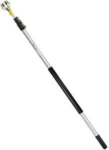 DocaPole 5-12 Foot High Ceiling Light Bulb Changer and Extendable Telescopic Extension Pole for High Ceilings and Recessed Lights, Cage Style