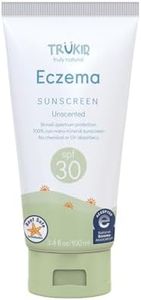 TruKid Eczema SPF30 Face Sunscreen Unscented 3.4oz Baby Sunscreen, Natural Ingredients Kids Sunscreen, Reef-Friendly Travel Size Sun Screen, Beach Defense Sunscreen for Kids, Toddlers, Babies & Adults