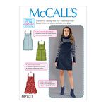 McCall's M7831 Learn Women's Jumper Sewing Patterns, Sizes 4-12, Multicolour