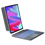 Inateck iPad Air 13(2024) Keyboard Compatible with iPad Pro 12.9" 6/5/4/3 Gen iPad Pro 12.9, Horizontal Vertical Magnetic Removable with 7-Color Backlit and Multi-Touch Trackpad, KB04118