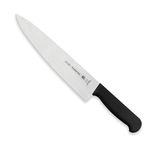 TRAMONTINA Professional Meat/Chef Knife 25 cm | Stainless Steel Sub-Zero Treated Blade | Antimicrobial Black Polypropylene Handle | Heavy-Duty Butcher & Meat Processing Knife