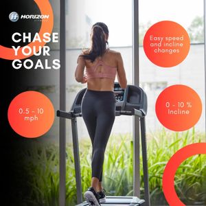 Horizon TR5.0 Folding Treadmill – Compact Home Fitness Machine