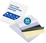 Tattoo Transfer Paper 50 Sheets, Thermal Stencil Paper for Tattooing, A4 Size Tattoo Tracing Paper Compatible with M08F/TP81/TP83 Tattoo Printer