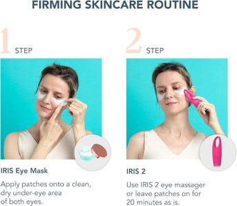 FOREO IRIS 2 Eye Revive Bundle – Eye Massager and Serum Set