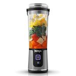 Ninja Blast BC151EUBK Portable Blender/Blender/Smoothie Maker, 530 ml Cup, Leak-proof Lid, Powerful Mini Stand Mixer, Wireless & Rechargeable, Crushes Ice & Fruit, Black