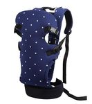 My Giraffe - Skippy - 4 in 1 Baby Carrier with Extra Head Support & Waistband - 3.5 kgs to 20 kgs - 4 Carry postions (Blue Star)