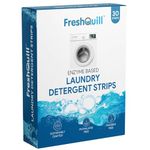FreshQuill Laundry Detergent Sheets – 30 Loads | Eco-Friendly Detergent Strips | 1 Sheet = 1 Wash | Compact, No-Spill Laundry Sheets for Home, Travel, PG & Hostels