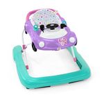 Bright Starts Little Speedster 3-in-1 Car Walker, Purple Power, Baby Activity Walker for Girls and Boys, 6 Months+