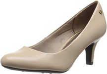 LifeStride Women's Parigi Dress Pump, Formal Shoes, Taupe, 8 M US