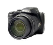 KODAK Pixpro AZ528 - 16 MP Digital Bridge Camera, 52X Optical Zoom, Optical Stabilizer, 3-inch LCD Screen, Full HD 1080p Video, Li-ion Battery - Black