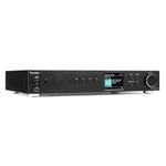 Audizio Adria DAB Internet Radio Tuner - All-In-One Digital Music Streamer with Bluetooth 5.0, DAB+, Spotify Connect, WiFi, FM, MP3 USB Playback, Black Aluminium Finish & Colour LCD Display