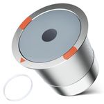 Reusable K Cups and Coffee Pods,Universal Stainless Steel K Cups for Keurig 2.0 and 1.0 Coffee Makers Machine Non-BPA(1pack)