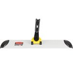 Rubbermaid Commercial Hygen Quick-Connect Wet/Dry Single-Sided Frame, 18.1-Inch Length x 3.5-Inch Width x 1.5-Inch Height, Yellow (FGQ56000YL00)