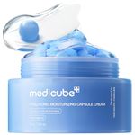 medicube Capsule Cream with Hyaluronic Acid | 120H Lasting Hydration, Barrier Care, Calming Daily Facial Moisturizer For All Skin Types | Panthenol & Ceramides | Korean Skincare, 60ml