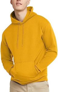 Hanes Felpa con Cappuccio EcoSmart, Oro, XL Uomo