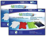 Usolve New Eco-Friendly Laundry Detergent Strips (2 Pack Fresh Scent, Up to 200 Loads), Ultra Concentrated. More Convenient than Pods, Liquids or Powders - Total 100 Count