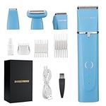 BarberBoss All-in-One Beard Trimmer Men, Body Groomer, Mens Grooming Kits, Hair Trimmer Men, Clippers for Men Haircut, Face Grooming, Hair Clipping, 4 Guide Combs QR-6053