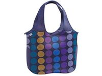 BUILT Neoprene Large Spotty Purple Tote Bag, 45 x 34 x 12.7 cm