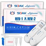 Sidak HIV1 & HIV2 Rapid Home Self-Test Kit (Pack of 2)