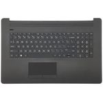 Replacement for HP Laptop 17-by 17-CA 17T-by 17Z-CA Upper Case Palmrest US Keyboard with 73H1 PTP Touchpad Assembly L92780-001 Jet Black