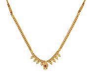 Desi Gurl 24K Gold Plated Traditional Ethnic Wear Necklace for Women's Girls (Gold_NB-104-Gold)