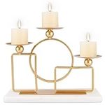 Gold Candle Holders for Pillar Cand